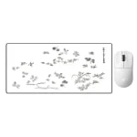 Baltas Žaidimų Rinkinys - MCHOSE L7 Ultra+ + „LIT Mousepad” Yatsuo 1 by Taguchi Tomoki