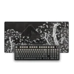 Juodas Žaidimų Rinkinys - Aula F99 PRO + „LIT Mousepad” Mount Fuji with Cherry Trees in Bloom
