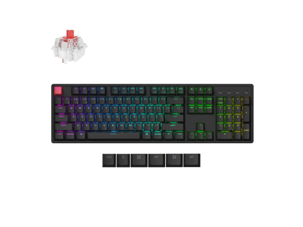 Klaviatūra Keychron K10 QMK (Juoda)