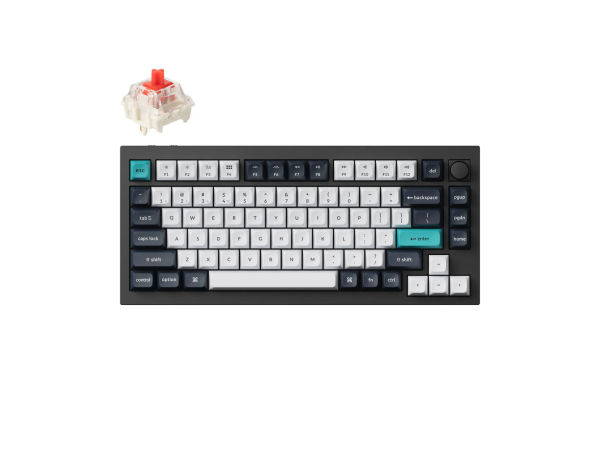 Klaviatūra Keychron Q1 Max (Balta/Juoda)