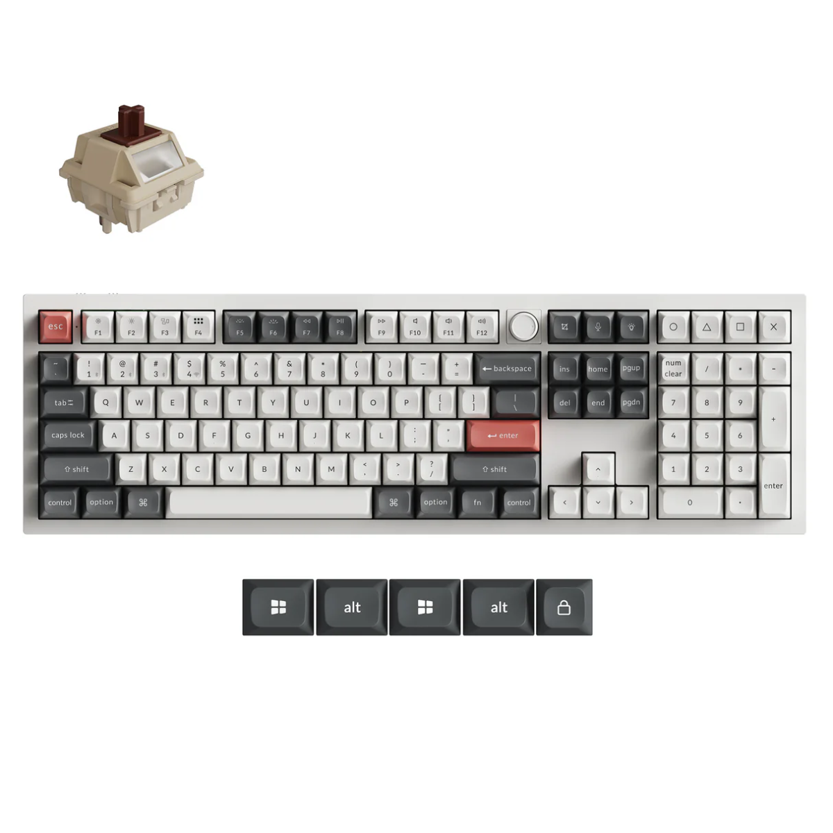 Klaviatūra Keychron Q6 Ultra (Balta) - Image 2