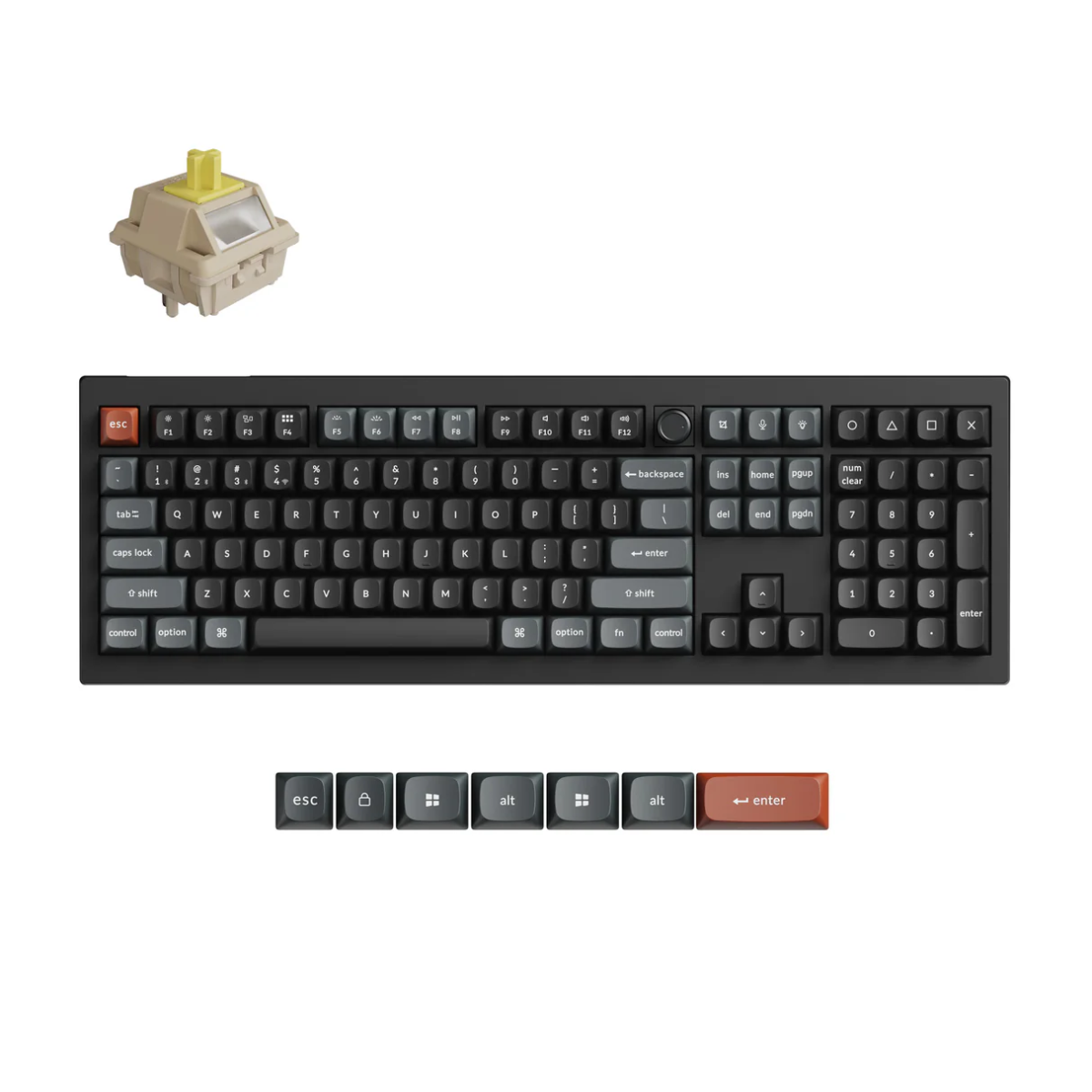 Klaviatūra Keychron V6 Ultra (Juoda) - Image 2