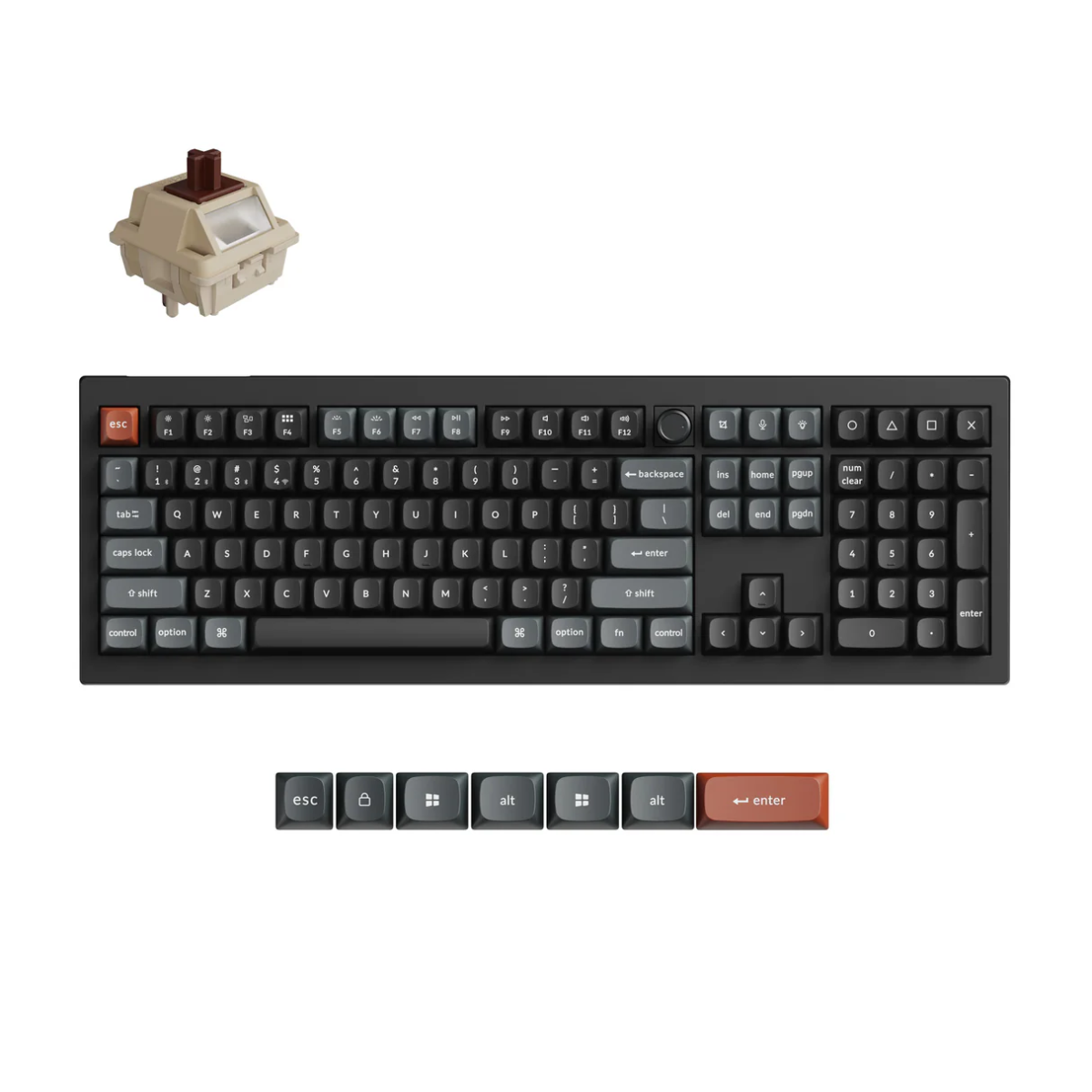 Klaviatūra Keychron V6 Ultra (Juoda) - Image 3