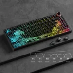 Klaviatūros keycaps'ai HZGAMER Great Wave (Juodi) - Image 2