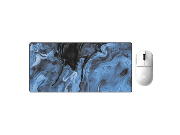 Mėlynas Žaidimų Rinkinys - MCHOSE A7 V2 Ultra+ + „LIT Mousepad” Strata Geo 2