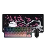 Rožinis Žaidimų Rinkinys - Aula F87 Pro + AULA SC800 + „LIT Mousepad” Sakura