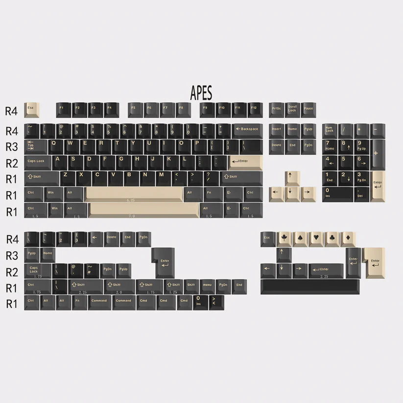 klaviaturos-keycapsai-hzgamer-apes-quality-klaviaturos.shop Klaviatūros keycaps'ai HZGAMER (Apes Quality) - Image 1