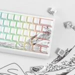 Klaviatūros keycaps'ai HZGAMER Great Wave (Balti) - Image 3