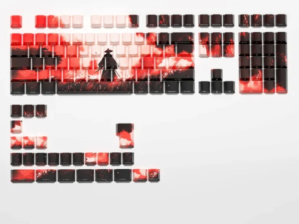 Klaviatūros keycaps'ai HZGAMER (Red Samurai Knight)