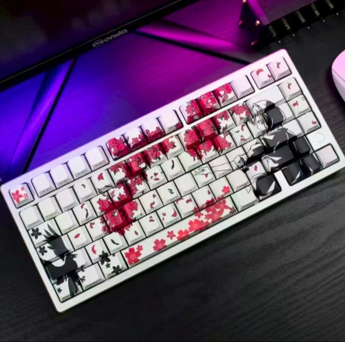 Klaviatūros keycaps'ai HZGAMER (Sakura Raven) - Image 3