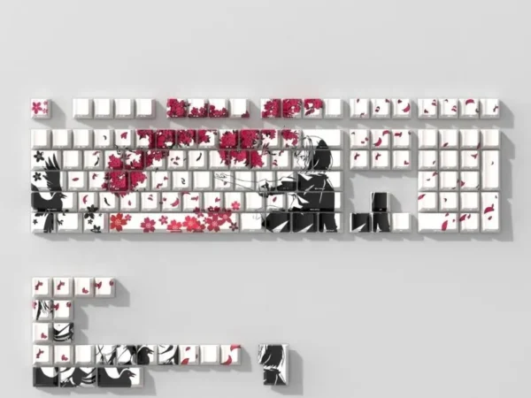 Klaviatūros keycaps'ai HZGAMER (Sakura Raven)