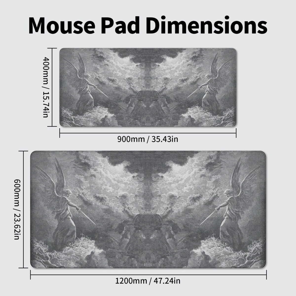Pelės kilimėlis „LIT Mousepad” An Angel Appears - Image 7