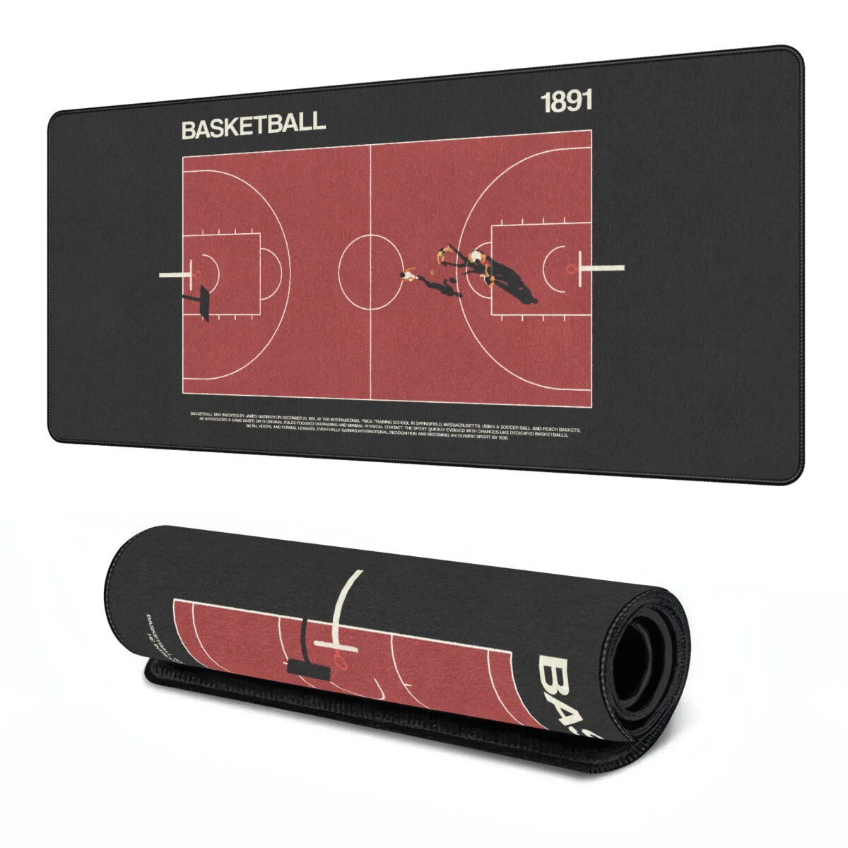 Pelės kilimėlis „LIT Mousepad” Basketball-1891 - Image 2