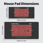 Pelės kilimėlis „LIT Mousepad” Basketball-1891 - Image 7