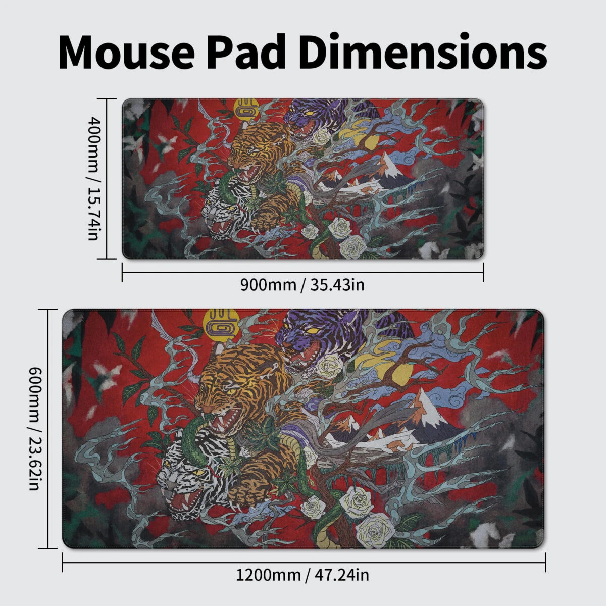 Pelės kilimėlis „LIT Mousepad” Crimson Roar - Image 7
